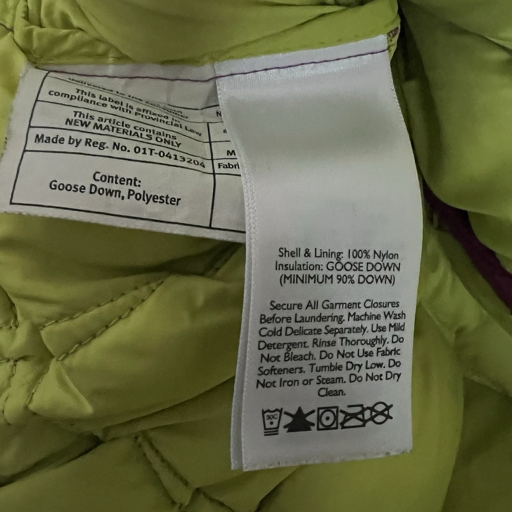 Eddie Bauer Women's First Ascent EB 800 Fill Premium Goose Down Jacket Puffer - Picture 9 of 10